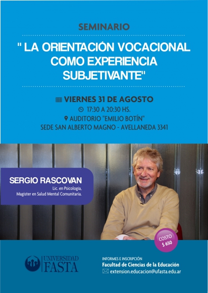 Seminario - Taller : "La Orientación Vocacional como Experiencia Subjetivante"