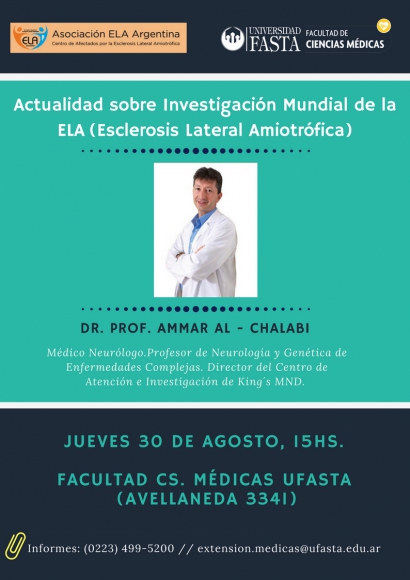 Conferencia sobre Esclerosis Lateral Amiotrófica (ELA)