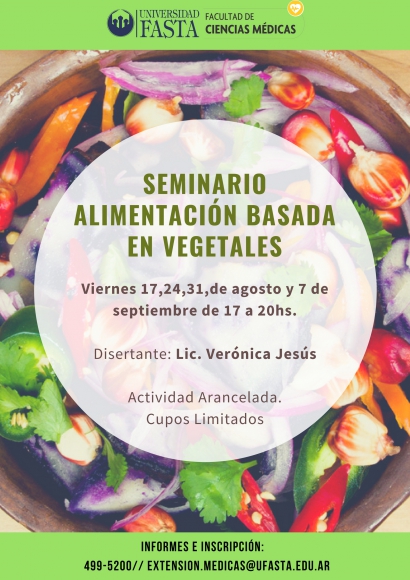 Seminario "Alimentación basada en vegetales"