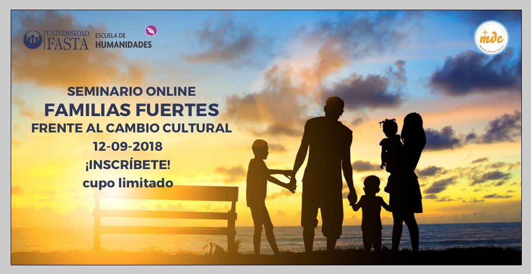 Webinar "Familias fuertes frente al cambio cultural"