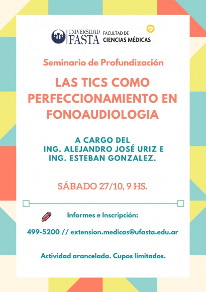 Seminario de Profundización "Las TIC´s como perfeccionamiento en Fonoaudiología"