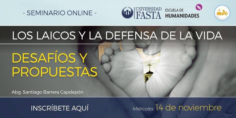 Webinar "Los Laicos y la Defensa de la Vida. Desafíos y Propuestas"