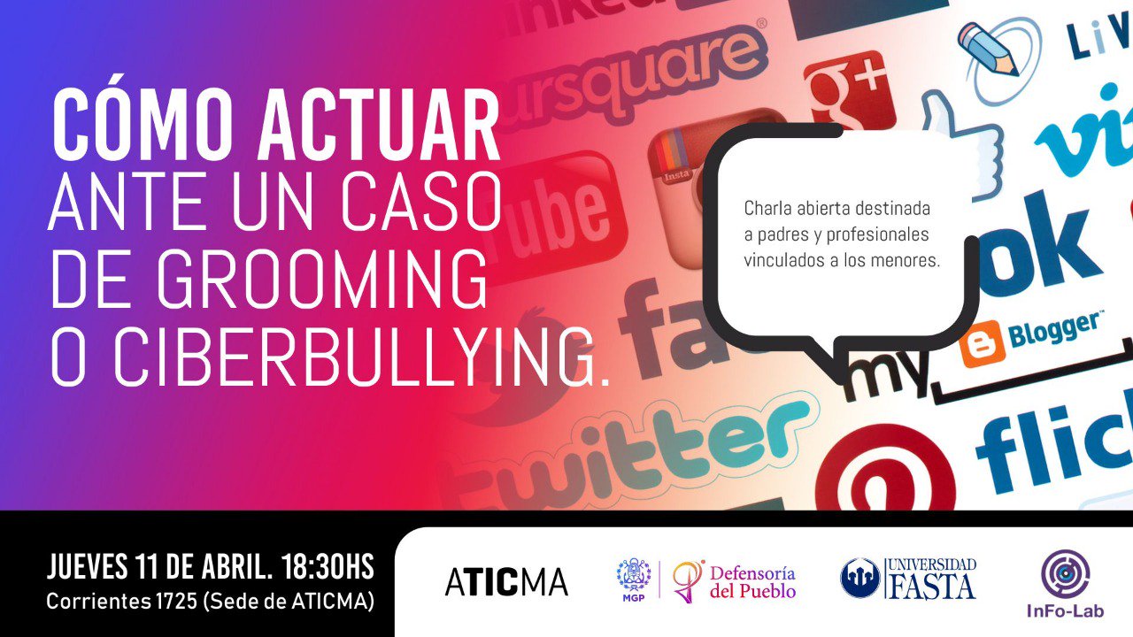 CHARLA  -  Cómo actuar ante un caso de Grooming o Ciberbullying