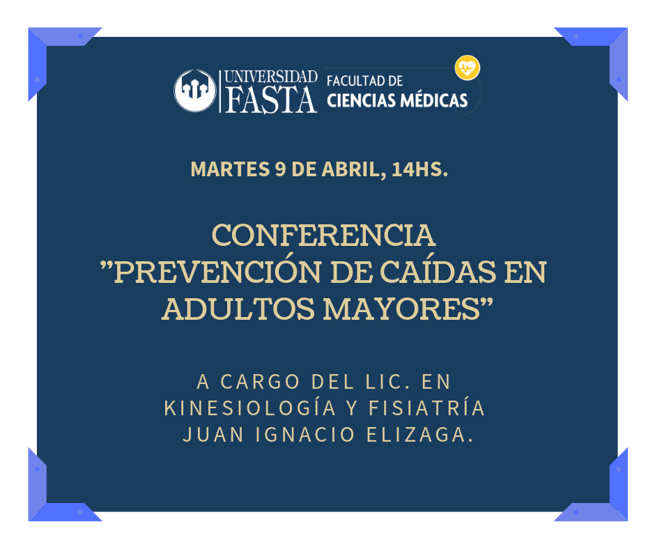 Conferencia “Prevención de caídas en adultos mayores”