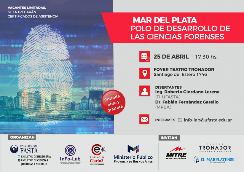 CHARLA: Mar del Plata, polo de desarrollo de las Ciencias Forenses