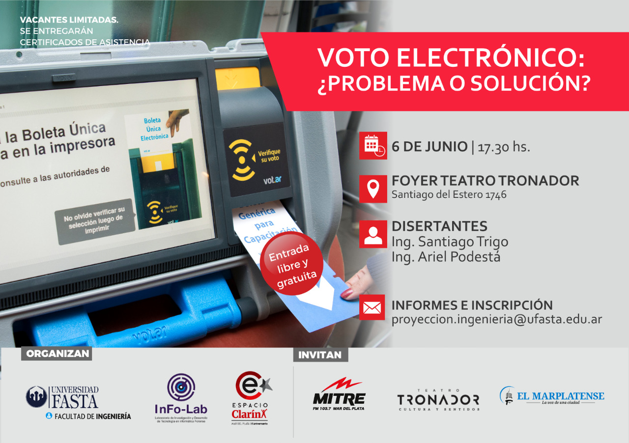 CHARLA: Voto electrónico ¿problema o solución?