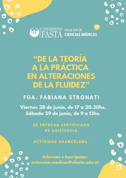 Curso “De la teoría a la práctica en alteraciones de la fluidez”