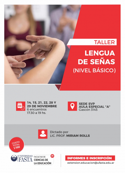 Curso Básico de Lengua e Señas