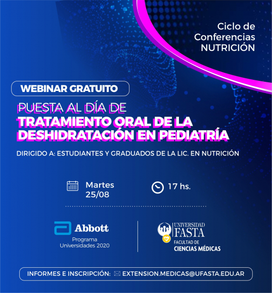 Webinar - Tratamiento Oral de la Deshidratación en Pediatría