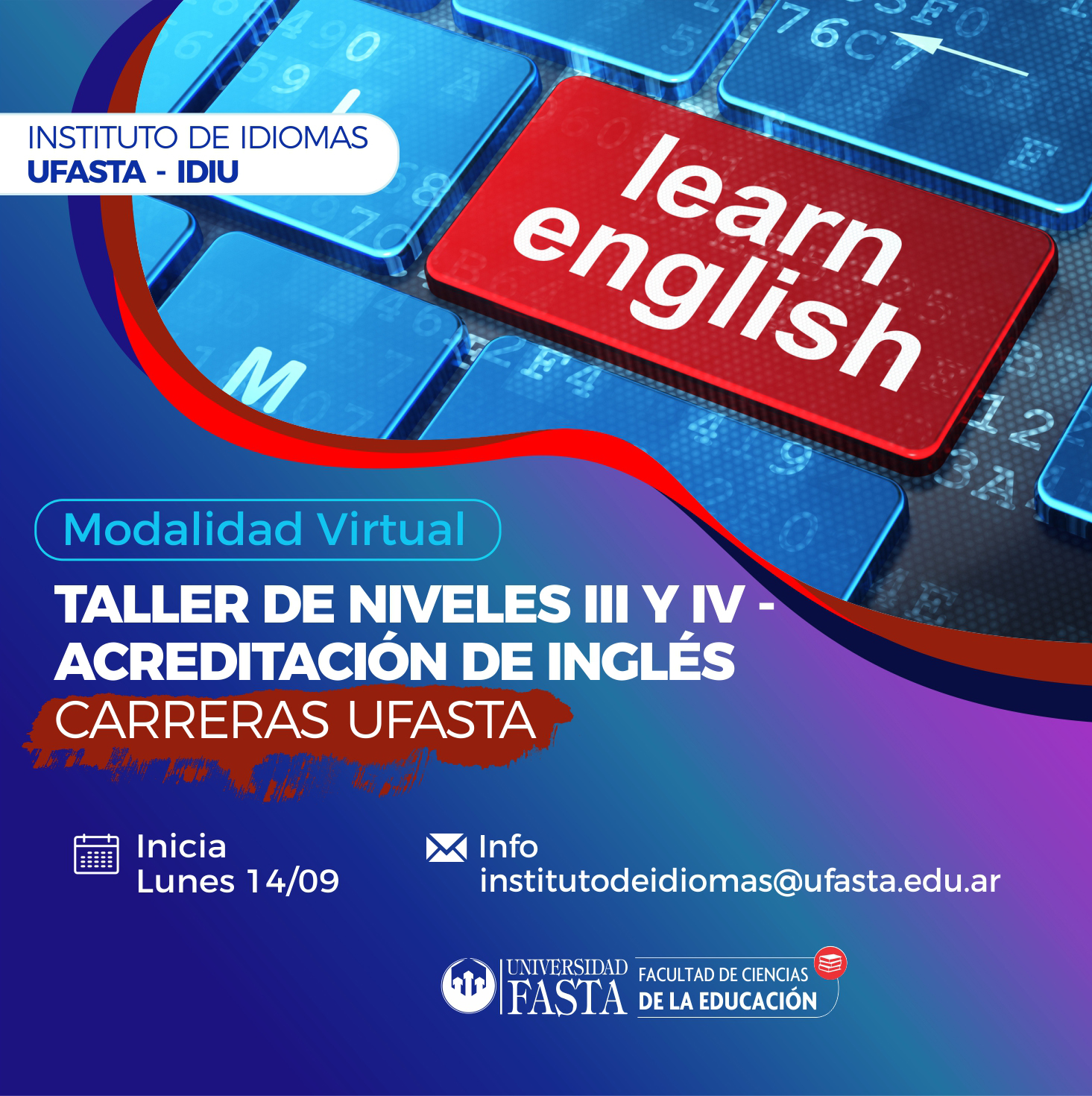 Taller de Niveles III y IV de Inglés para Acreditación de Carreras UFASTA