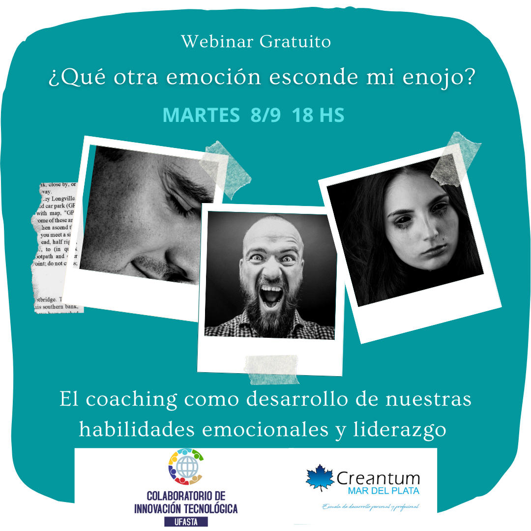 Webinar "Qué otra emoción esconde mi enojo?