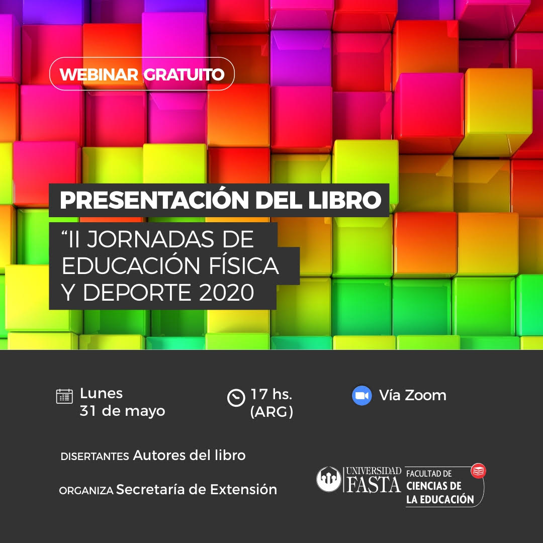 Presentación del Libro: “II Jornadas de Educación Física y Deporte 2020”