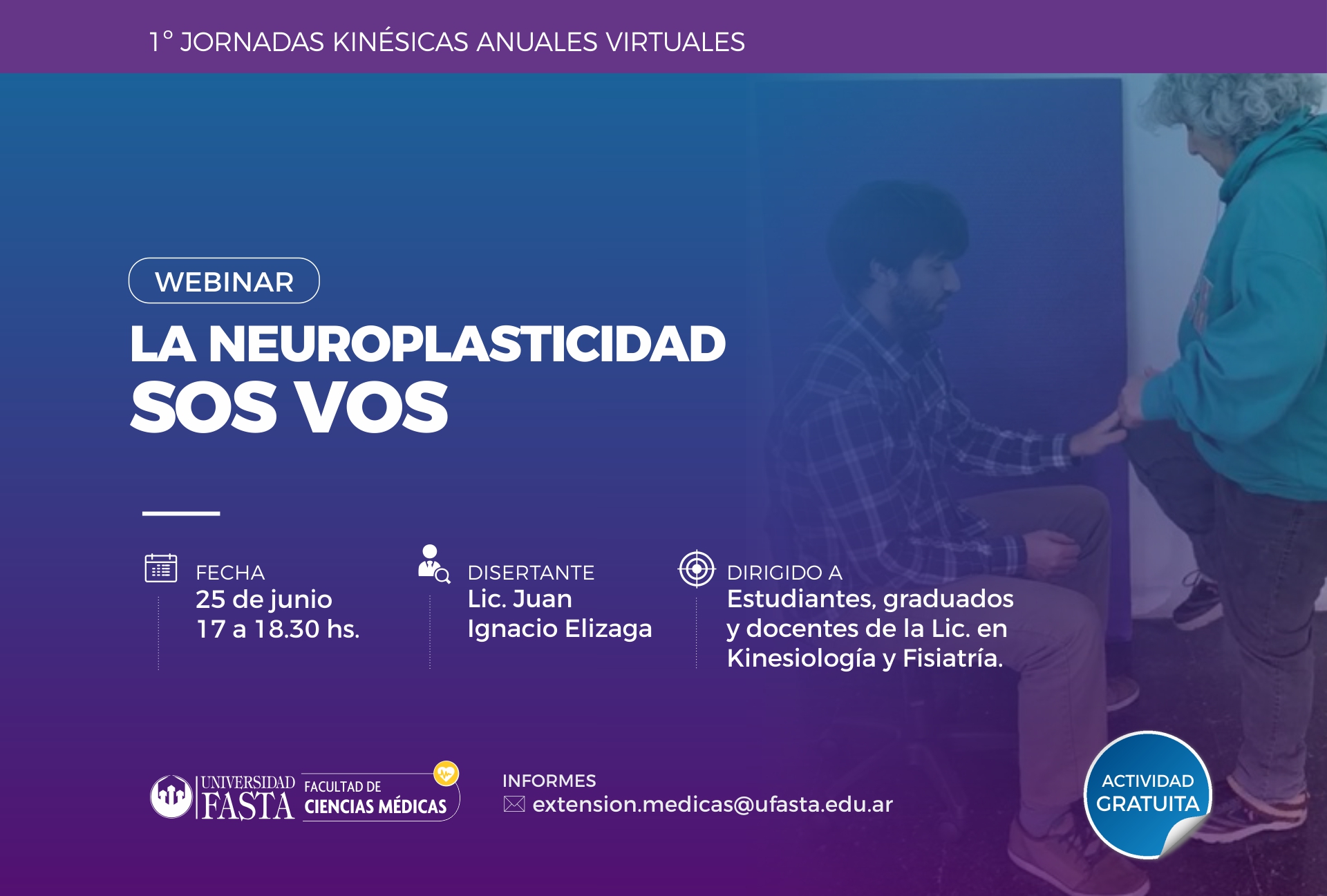 WEBINAR - “La Neuroplasticidad sos vos”.