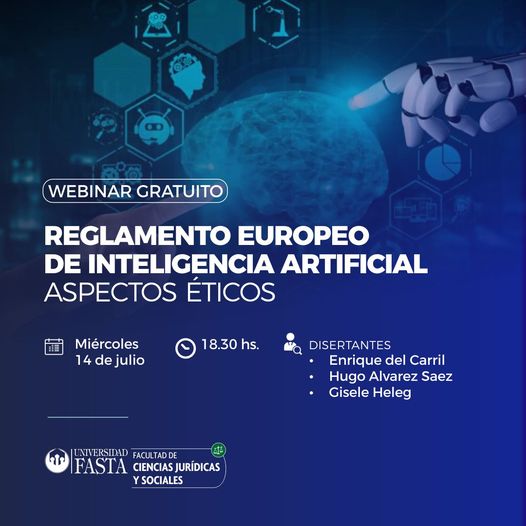 Webinar: Reglamento Europeo de Inteligencia Artificial: Aspectos Éticos