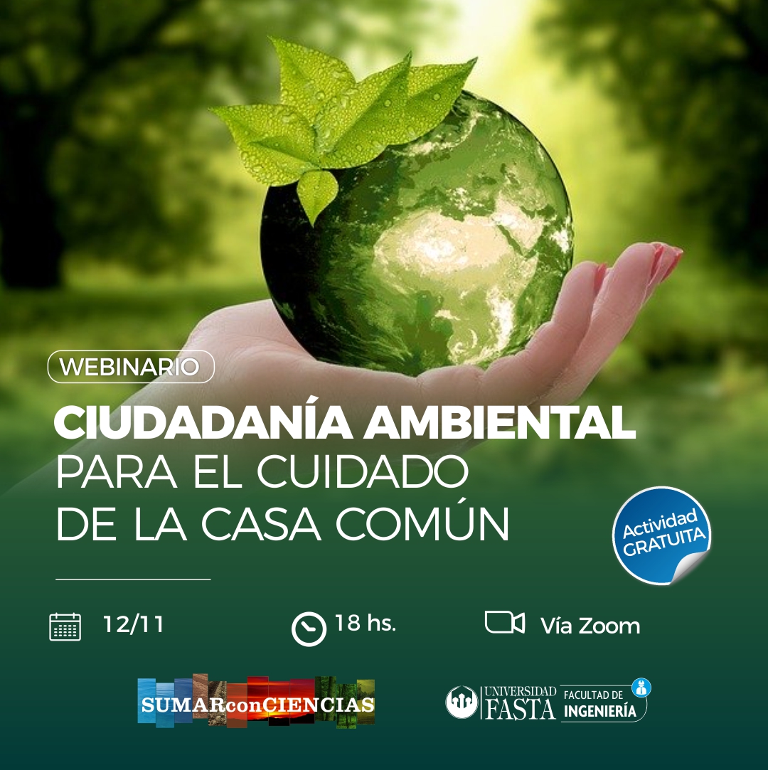 WEBINARIO - Ciudadanía ambiental para el cuidado de la casa común