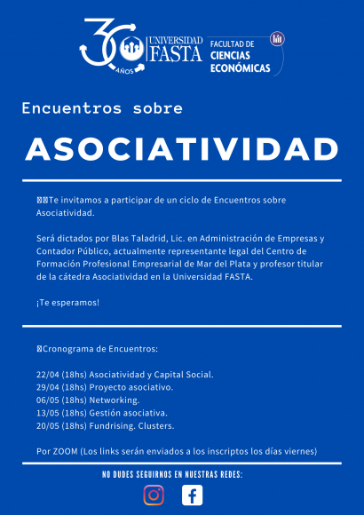 Encuentros sobre Asociatividad