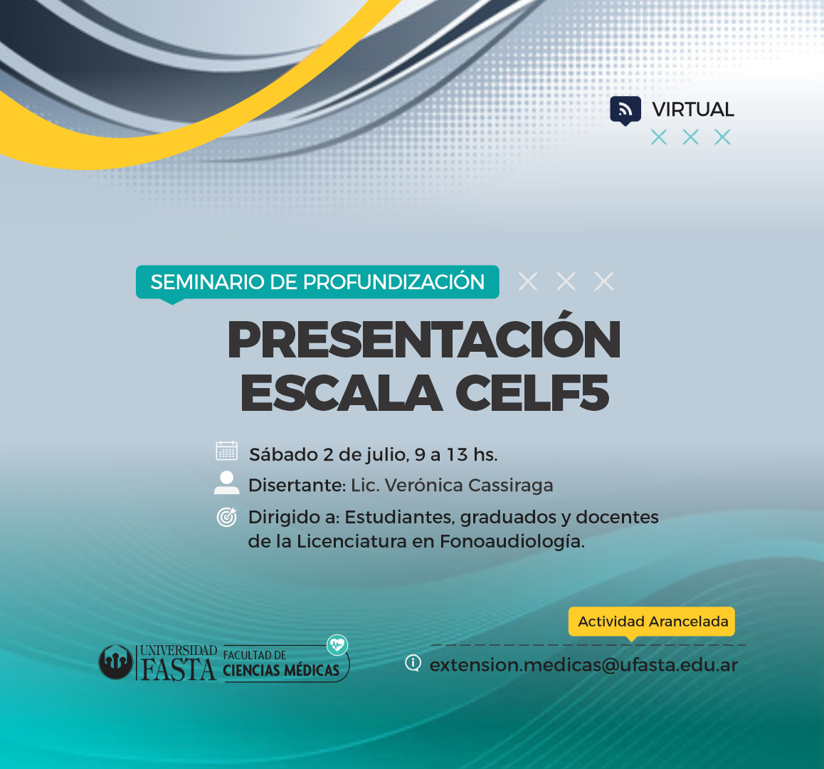 Seminario de Profundización VIRTUAL "Presentación Escala CELF5"