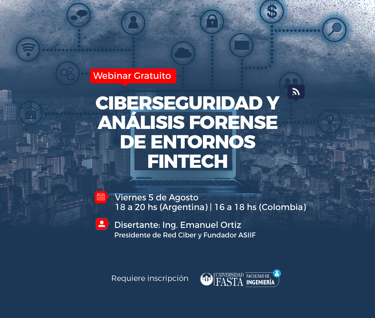 SEMINARIO - Ciberseguridad y Análisis Forense de Entornos Fintech.