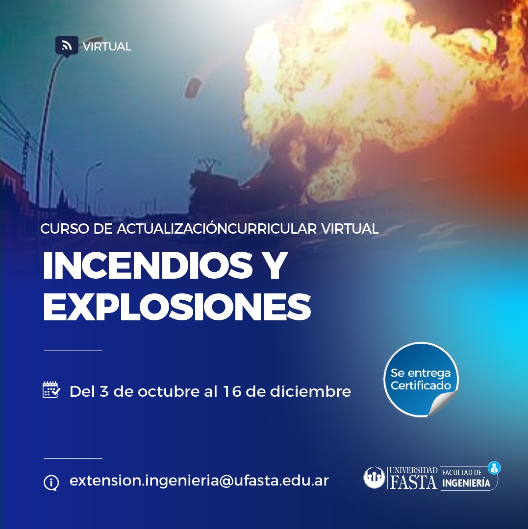 Curso de Actualización Curricular - Incendios y Explosiones