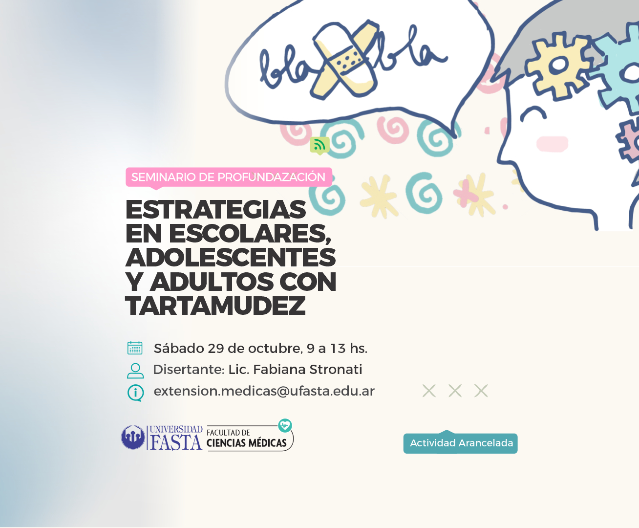 Seminario de Profundización “Estrategias en escolares, adolescentes y adultos con tartamudez”