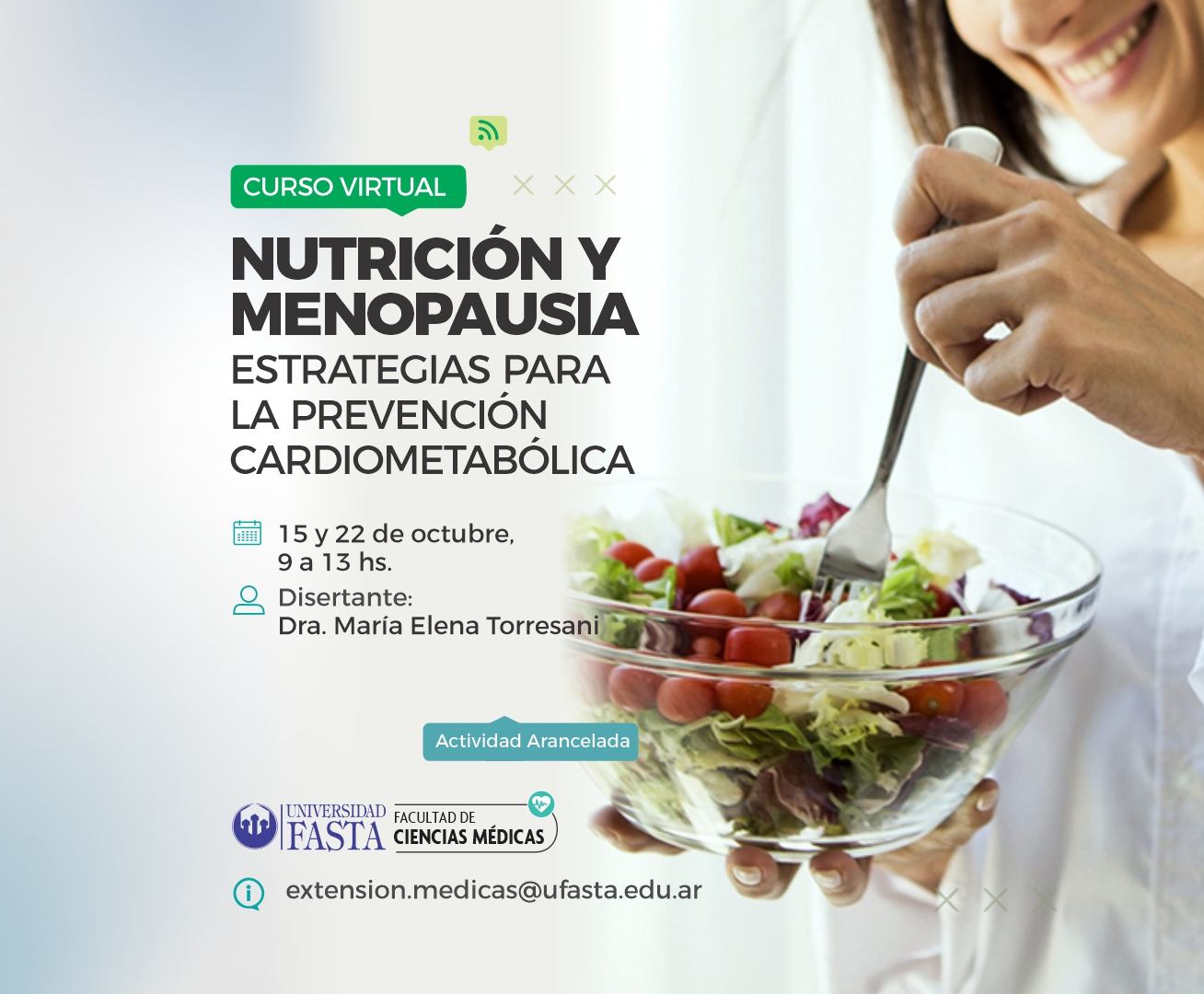 Curso "Nutrición y Menopausia: Estrategias para la Prevención Cardiometabólica"