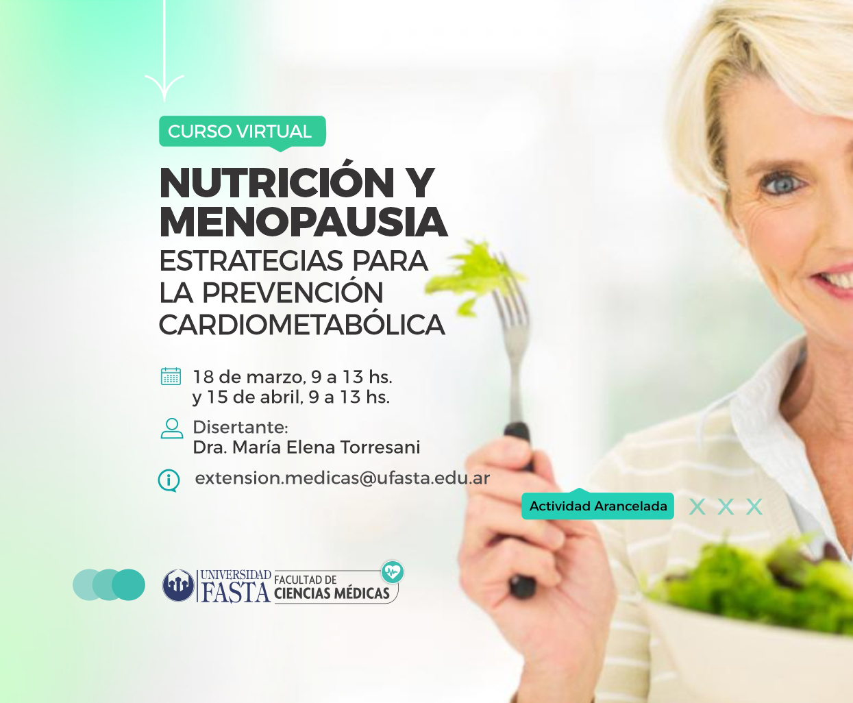 Curso "Nutrición y Menopausia: Estrategias para la Prevención Cardiometabólica"