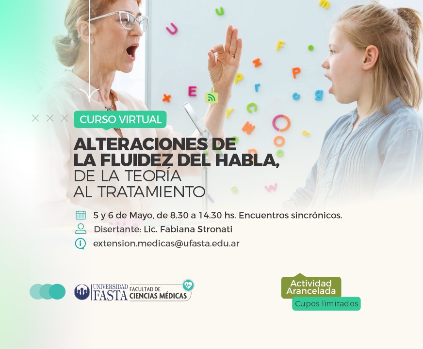 Curso Alteraciones de la fluidez del habla, de la Teoría al Tratamiento