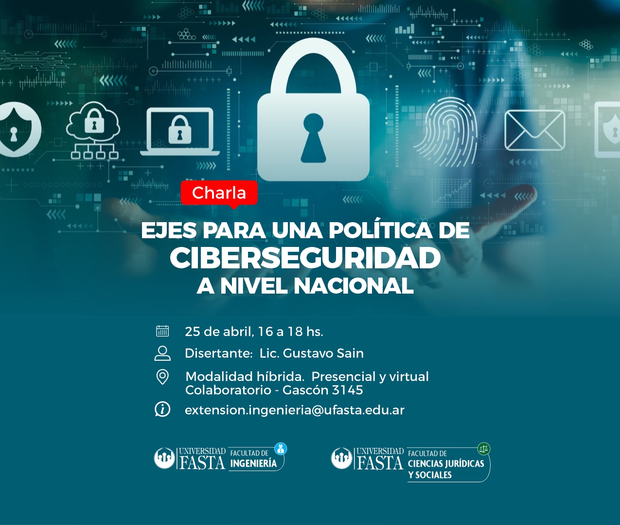 CHARLA "Ejes para una política de Ciberseguridad a Nivel Nacional"