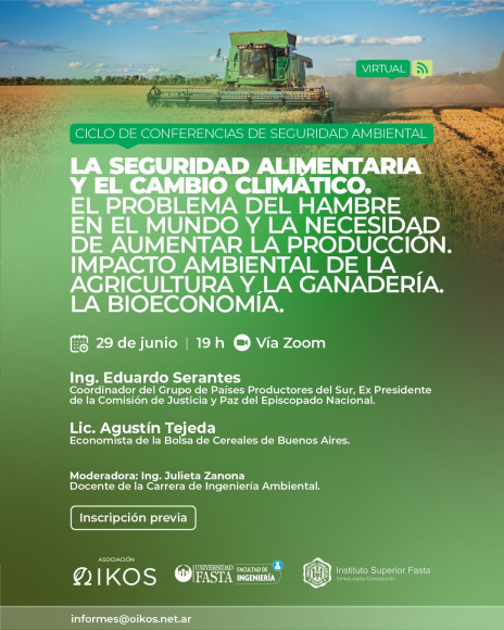 CHARLA - La seguridad alimentaria y el cambio climático