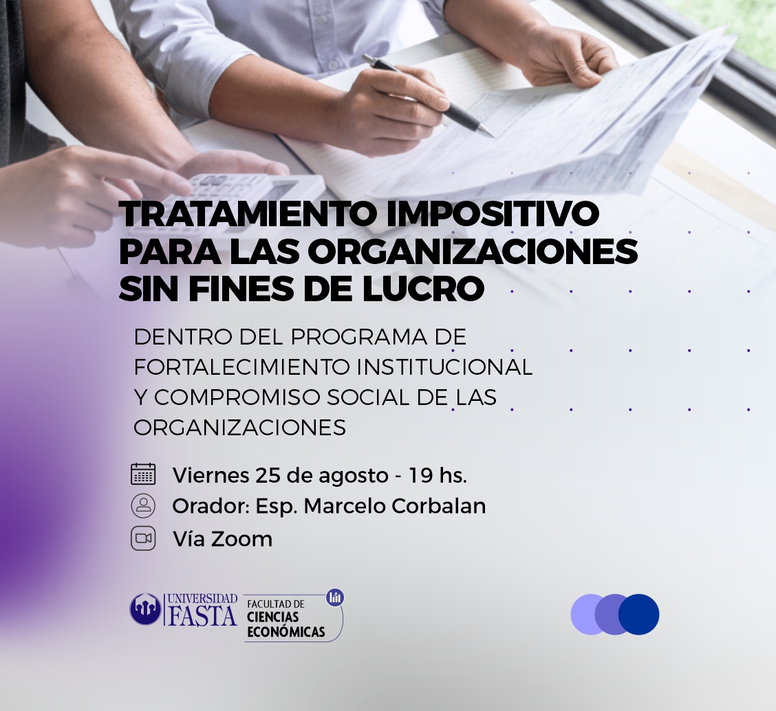 Tratamiento Impositivo para las Organizaciones Sin Fines de Lucro