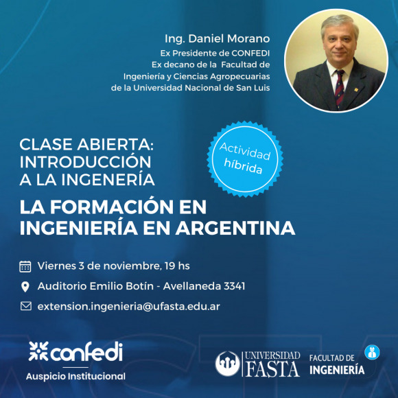 CLASE ABIERTA - Introducción a la Ingeniería: "La Formación en Ingeniería en Argentina"