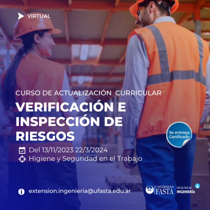 Curso de Actualización Curricular - Verificación e Inspección de Riesgos