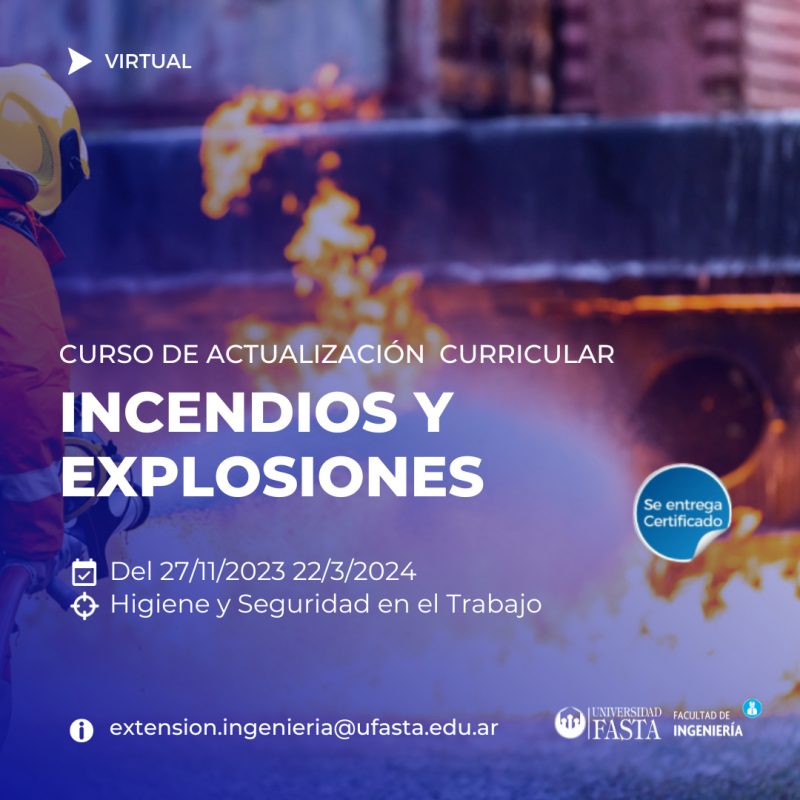 Curso de Actualización Curricular -  Incendios y Explosiones