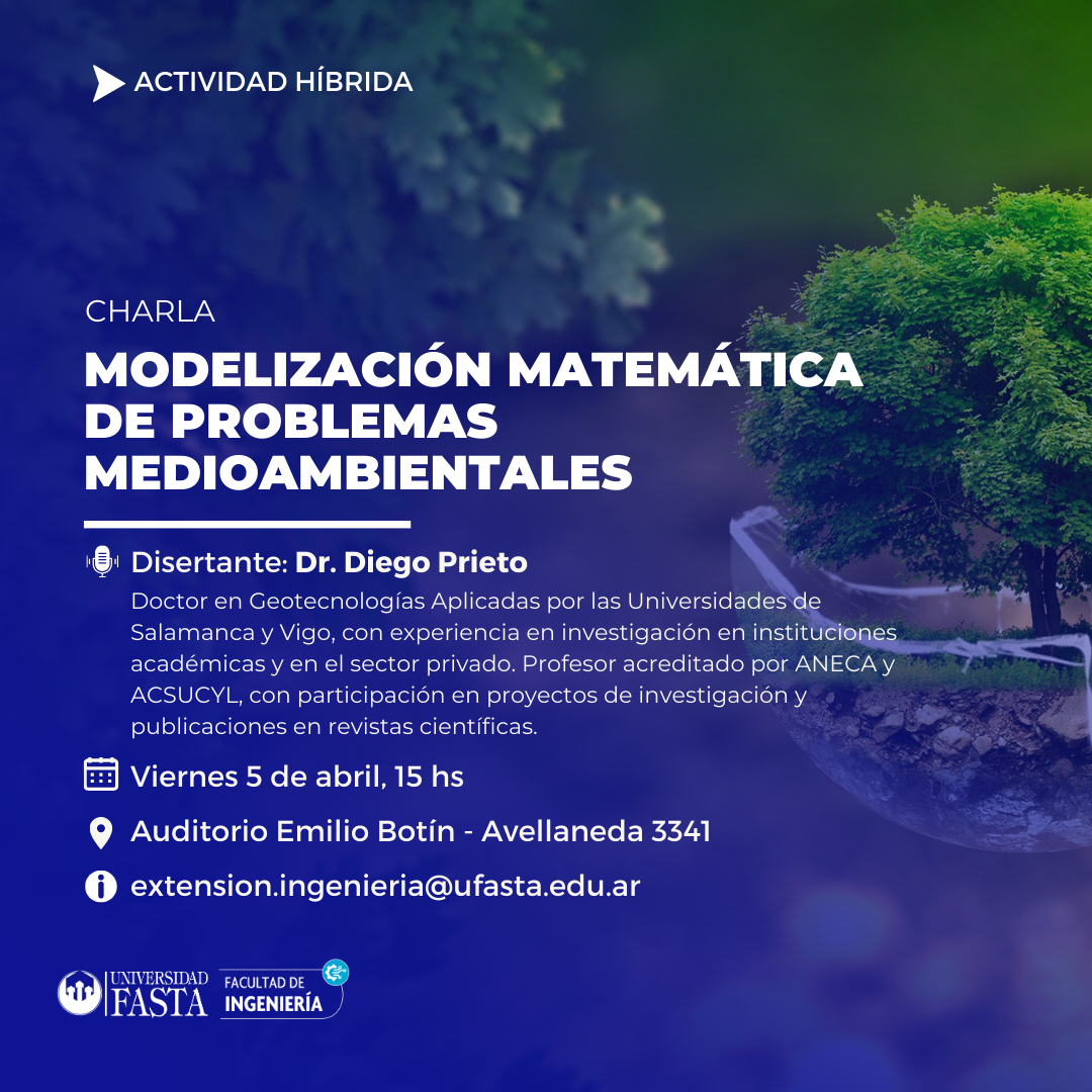 CLASE ABIERTA - Modelización Matemática de Problemas Medioambientales