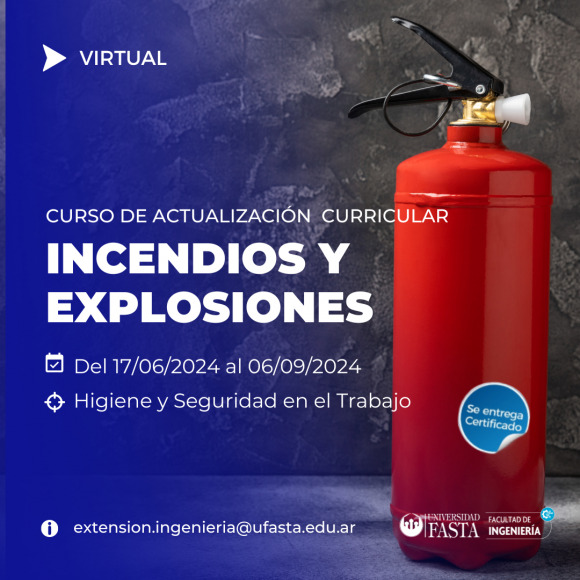 Curso de Actualización Curricular - Incendios y Explosiones