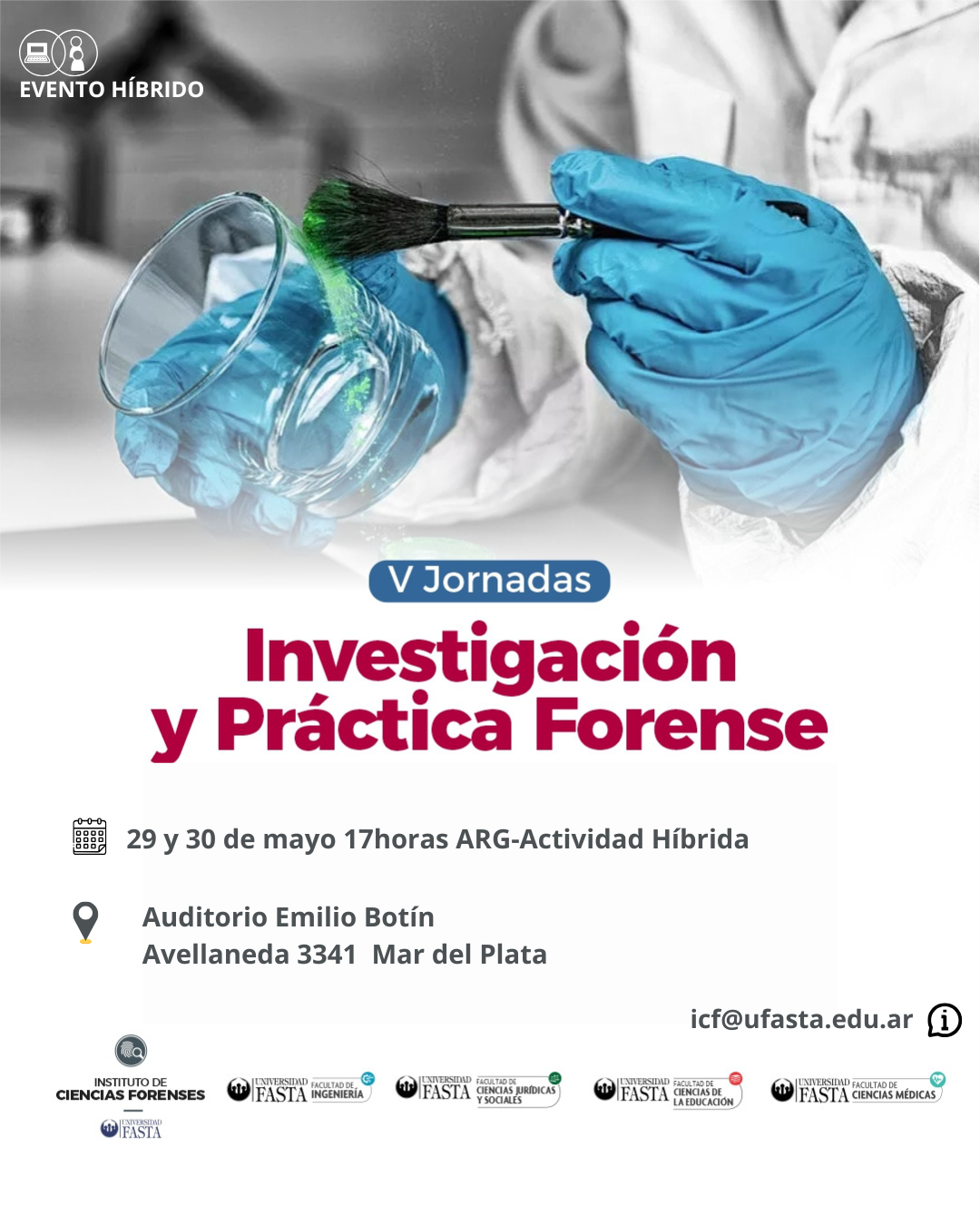 V Jornadas de Investigación y Práctica Forense