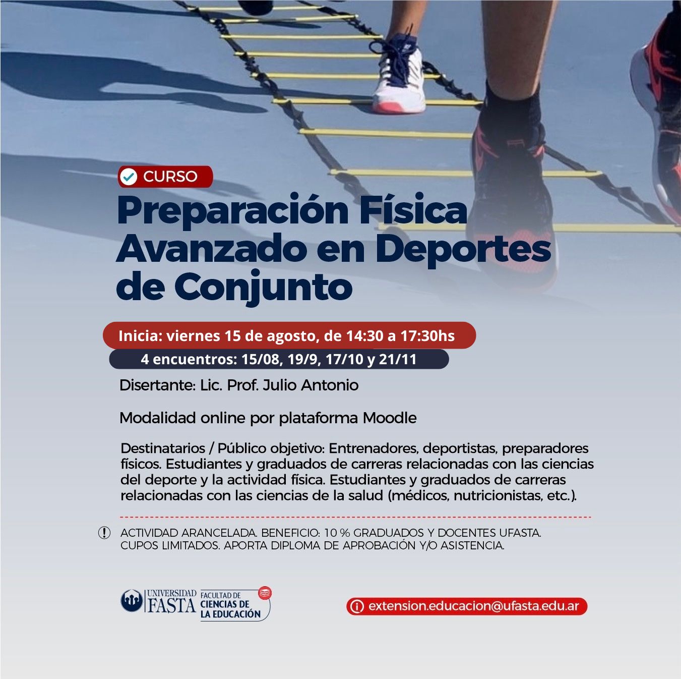 Curso de Preparación Física Avanzado en Deportes de Conjunto