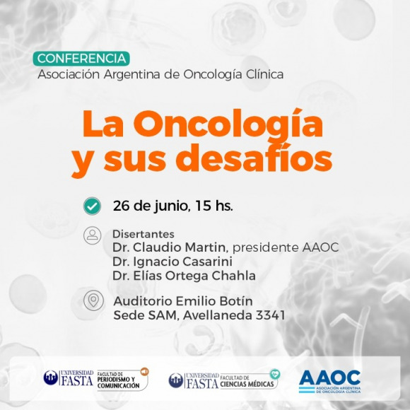 Conferencia Asociación Argentina de Oncolgía Clínica. La oncología y sus desafios.