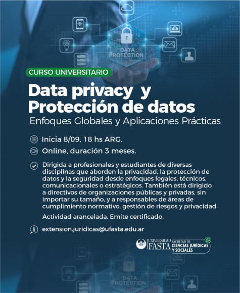 Curso Universitario en Data Privacy y Protección de Datos. Enfoques Globales y Aplicaciones Prácticas.