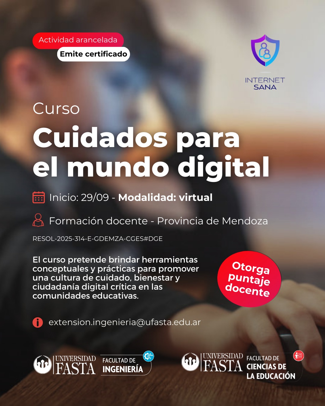 Curso - Cuidados para  el mundo digital