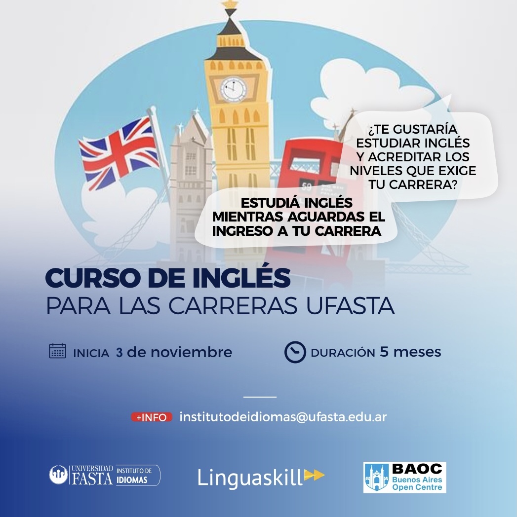 Curso de Inglés para las carreras UFASTA