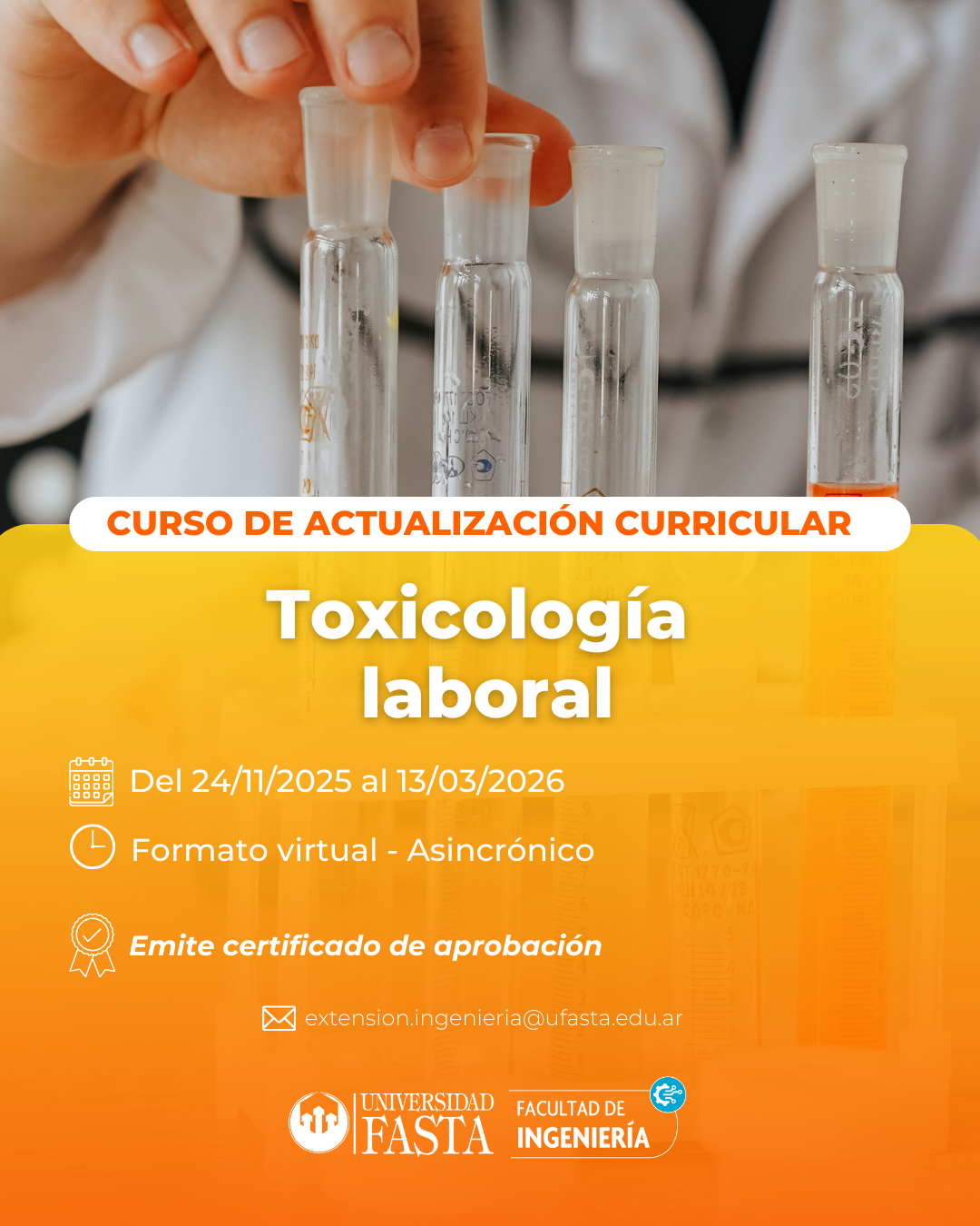 Curso de Actualización Curricular - Toxicología Laboral