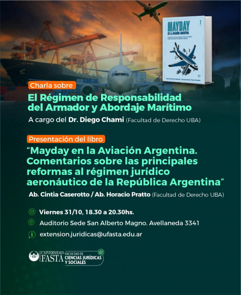 Charla “El Régimen de Responsabilidad del Armador y Abordaje Marítimo” 