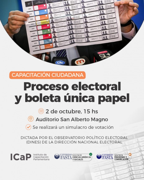 Capacitaciones Ciudadanas sobre Proceso Electoral y Boleta Única Papel (BUP)