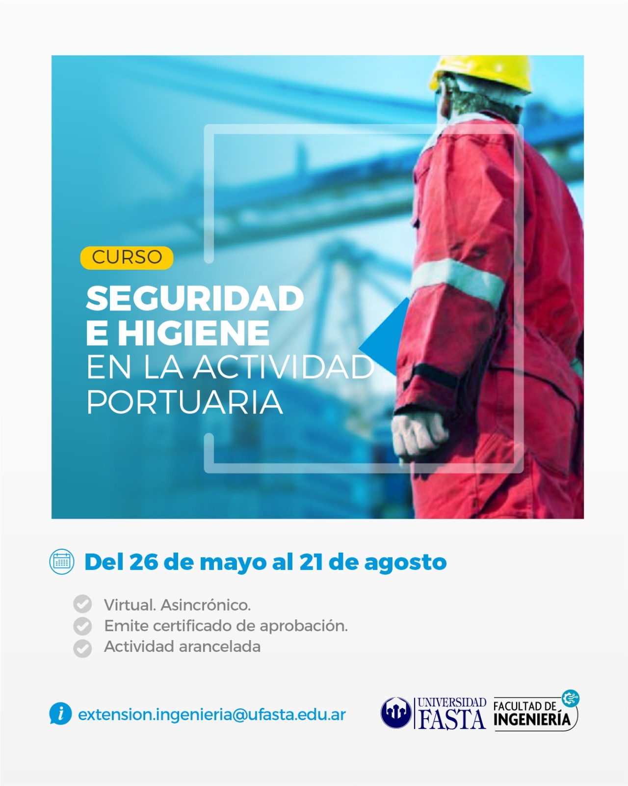 Curso: Prevención de Riesgos Laborales en Instalaciones Portuarias