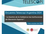 Se realizará el Encuentro Nacional Telescopi 2024