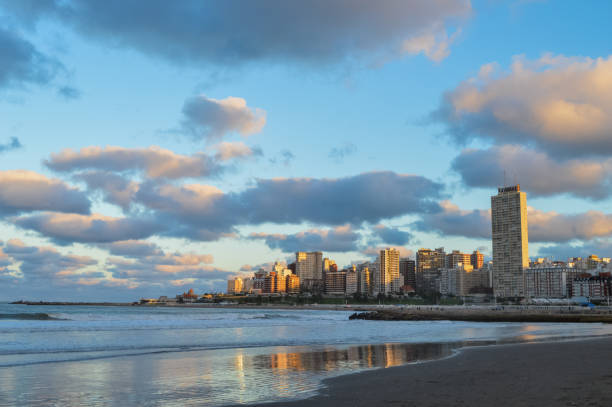 Mar del plata desde la playa